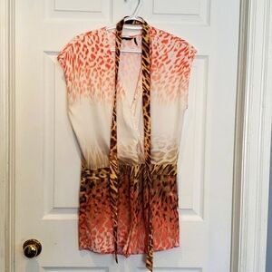 Marciano Leopard Print Romper